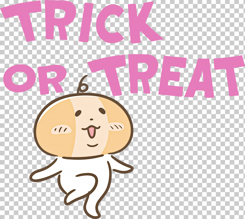 TRICK OR TREAT Halloween PNG, Clipart, Cartoon, Halloween, Happiness, Joint, Logo Free PNG Download