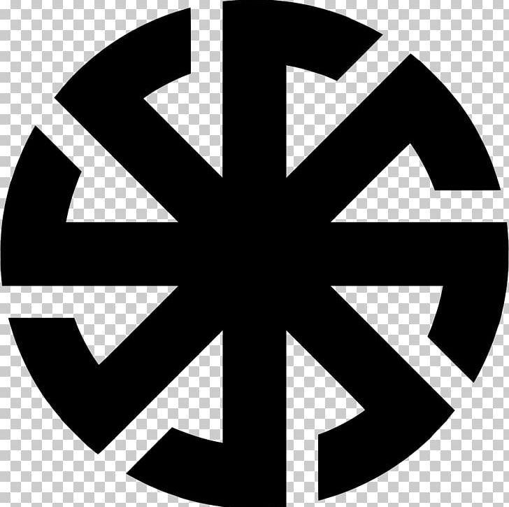 Slavs Slavic Native Faith Swastika Solar Symbol PNG, Clipart, Angle, Area, Black And White, Brand, Circle Free PNG Download