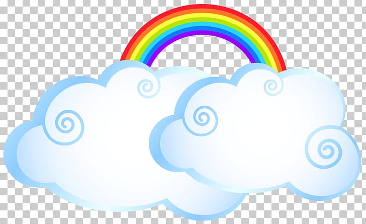 Rainbow Cloud Cartoon PNG, Clipart, Blue, Cartoon, Circle, Clipart, Cloud Free PNG Download