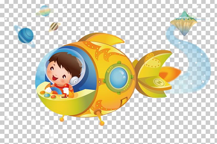Child Spacecraft Orange PNG, Clipart, Adobe Illustrator, Boy, Cartoon, Child, Computer Wallpaper Free PNG Download