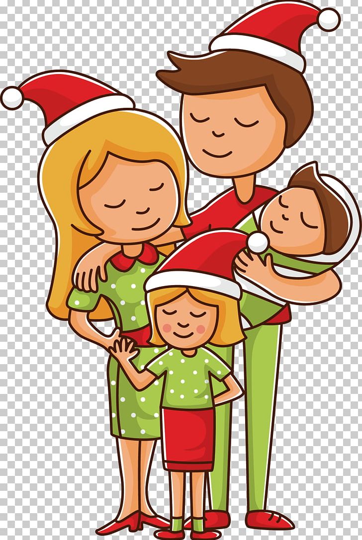 Family Christmas Happiness Illustration PNG, Clipart, Baby, Boy, Cartoon, Child, Family Free PNG Download