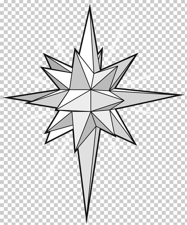 Star Of Bethlehem Drawing Paper PNG, Clipart, Angle, Artwork, Black And White, Circle, Drawing Free PNG Download