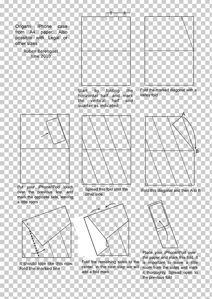Origami Paper IPhone 7 Plus Origami Paper IPhone 6S PNG, Clipart, Angle, Area, Craft, Diagram, Drawing Free PNG Download