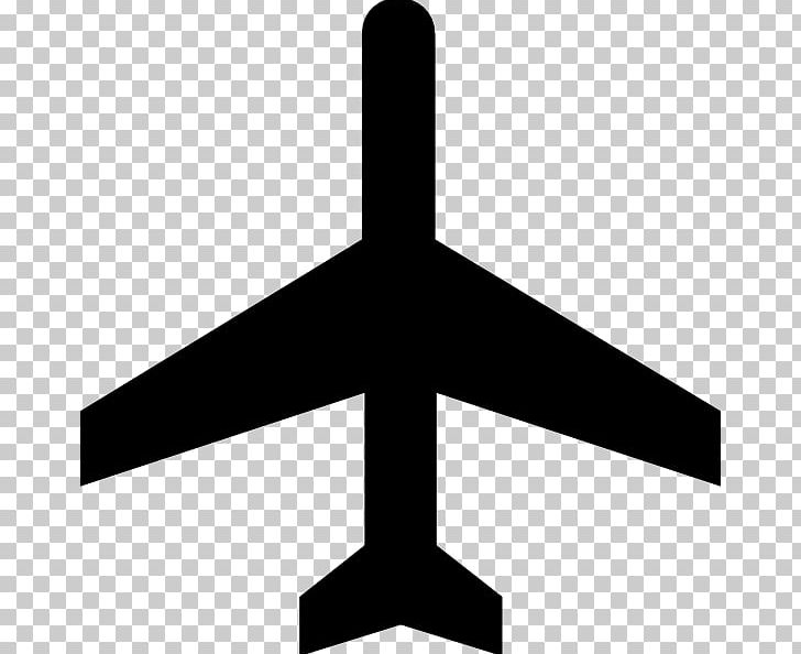 Airplane Aircraft PNG, Clipart, Aircraft, Airplane, Angle, Aviation, Black And White Free PNG Download