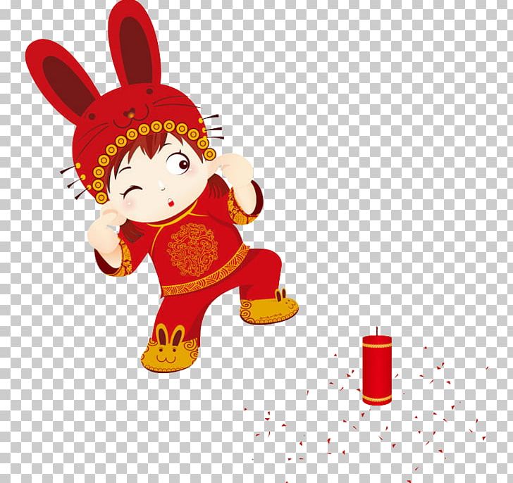 Chinese New Year Firecracker Lion Dance PNG, Clipart, Cartoon, Child, Childrens Day, Festival, Fictional Character Free PNG Download