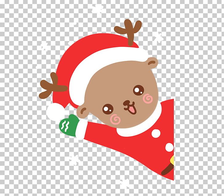 Reindeer Santa Claus Christmas Ornament PNG, Clipart, Animals, Art, Cartoon,  Christmas Decoration, Christmas Deer Free PNG