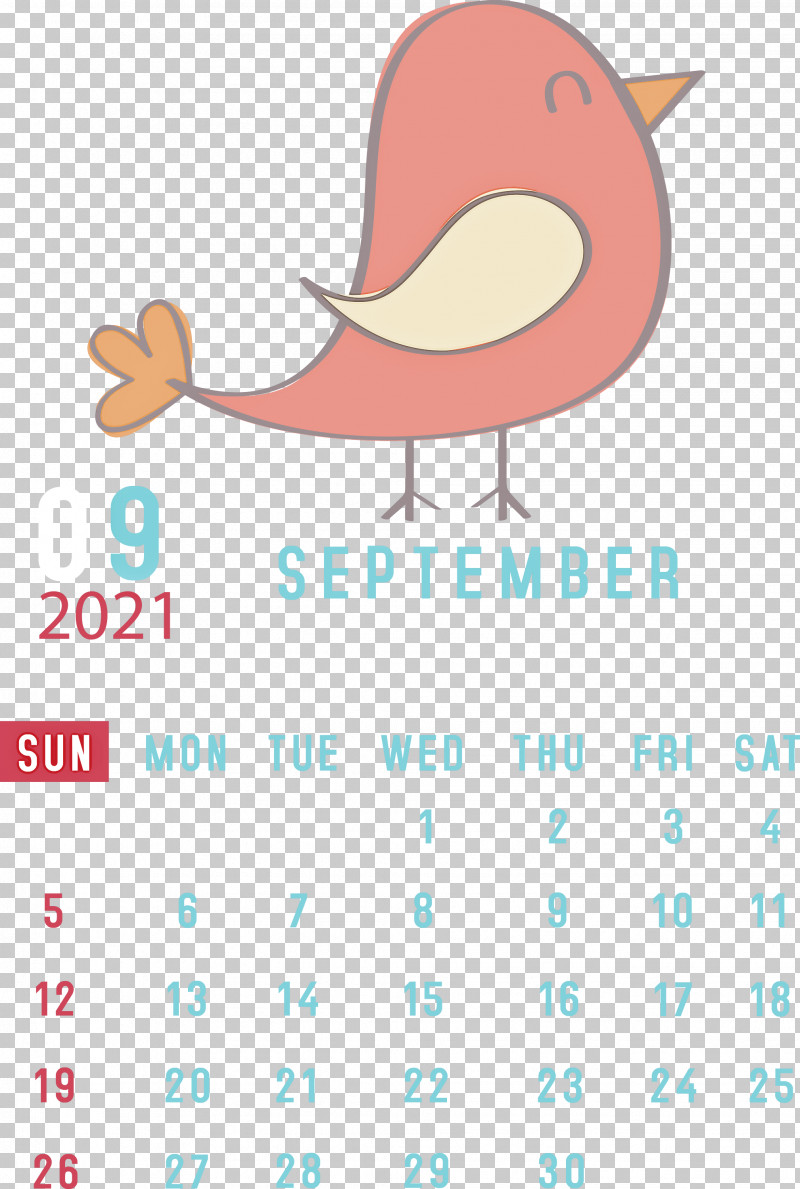 September 2021 Printable Calendar September 2021 Calendar PNG, Clipart, Beak, Diagram, Meter, September 2021 Printable Calendar, Text Free PNG Download