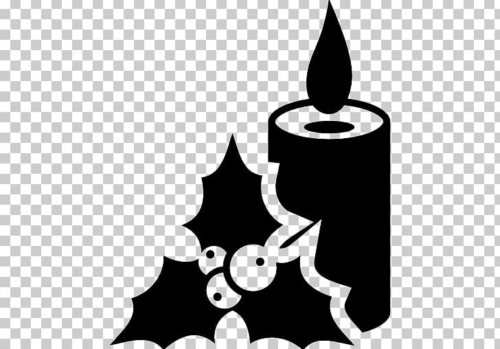 Christmas Decoration Computer Icons Candle PNG, Clipart, Artwork, Black, Black And White, Candle, Christmas Free PNG Download