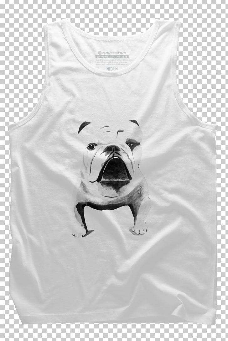 T-shirt Top Pug Dog Breed PNG, Clipart, Black, Black And White, Breed, Bulldog, Canidae Free PNG Download