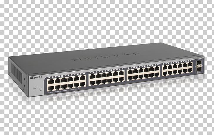 Gigabit Ethernet Netgear Network Switch Small Form-factor Pluggable Transceiver Power Over Ethernet PNG, Clipart, 10 Gigabit Ethernet, Computer Network, Ele, Electronic Device, Ethernet Free PNG Download