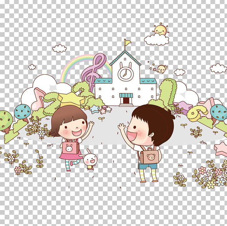 Child Cartoon Illustration PNG, Clipart, Art, Back To School, Chi, Elements Vector, Fictional Character Free PNG Download