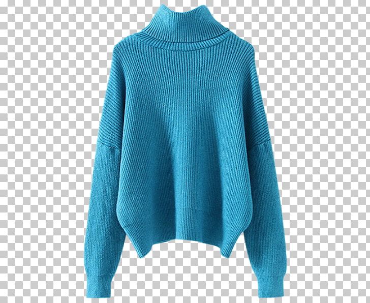 Sweater Turquoise Neck Product Wool PNG, Clipart, Electric Blue, Neck, Sleeve, Sweater, Turquoise Free PNG Download