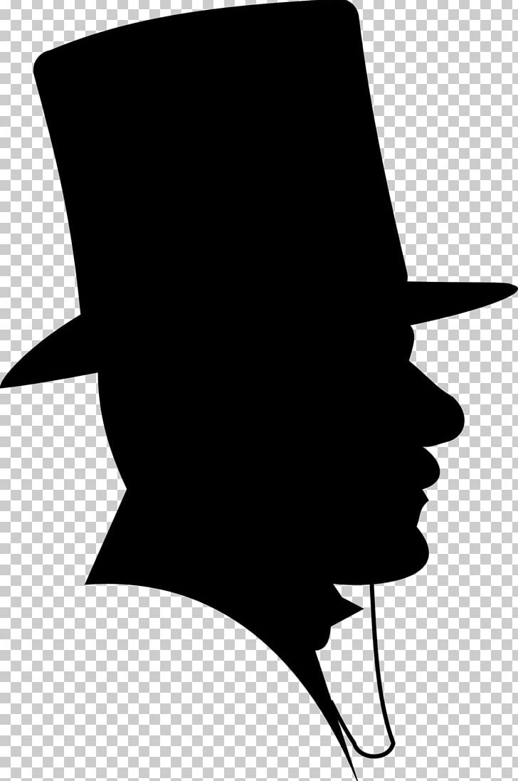Top Hat Silhouette PNG, Clipart, Black, Black And White, Bowler Hat, Clothing, Hat Free PNG Download