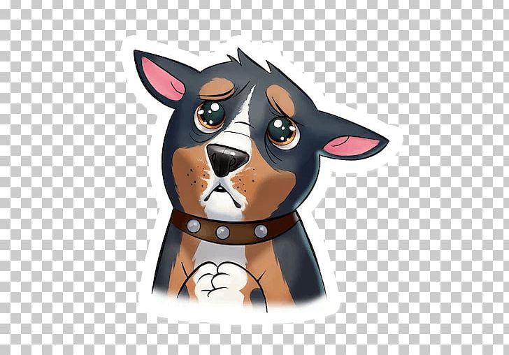 Dog Sticker Telegram VKontakte PNG, Clipart, Animals, Carnivoran, Character, Dog, Dog Like Mammal Free PNG Download