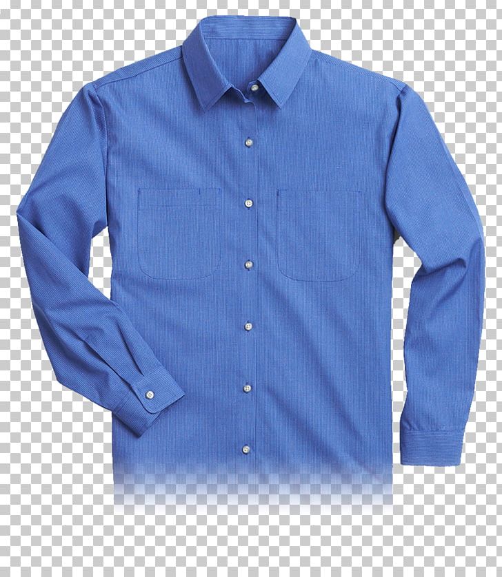 Dress Shirt Long-sleeved T-shirt PNG, Clipart, Blue, Button, Cintas, Clothing, Cobalt Blue Free PNG Download