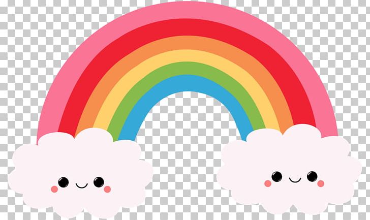 Rainbow Kavaii Cloud PNG, Clipart, Cartoon, Circle, Clip Art, Cloud, Color Free PNG Download
