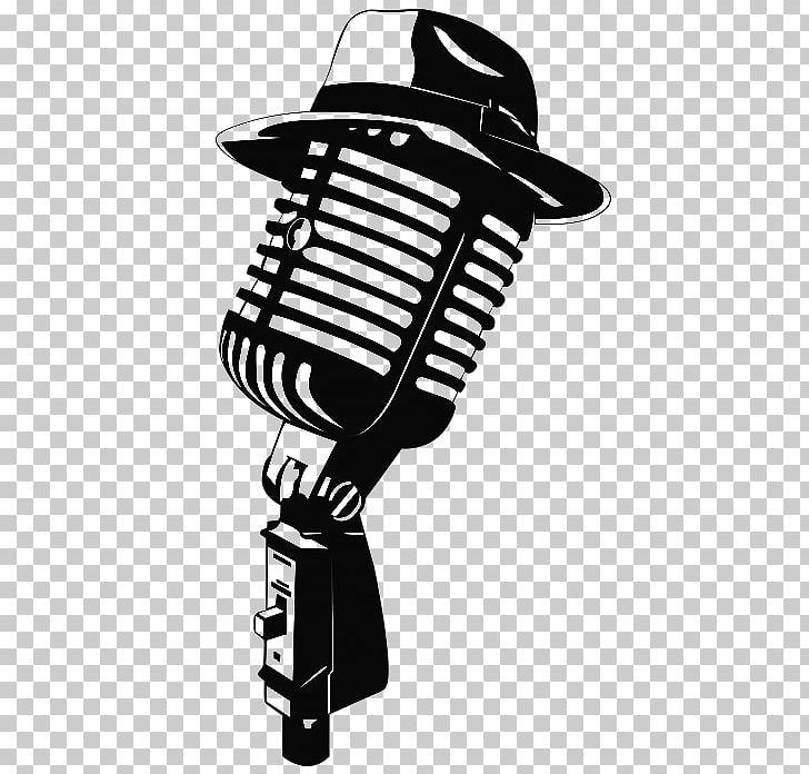 Wall Decal Microphone Sticker Decorative Arts PNG, Clipart, Art, Audio, Audio Equipment, Black And White, Calligraphy Free PNG Download