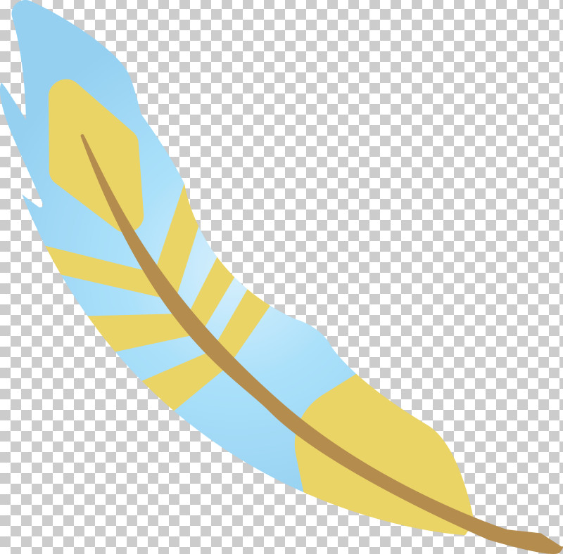 Yellow Line PNG, Clipart, Cartoon Feather, Line, Vintage Feather, Watercolor Feather, Yellow Free PNG Download