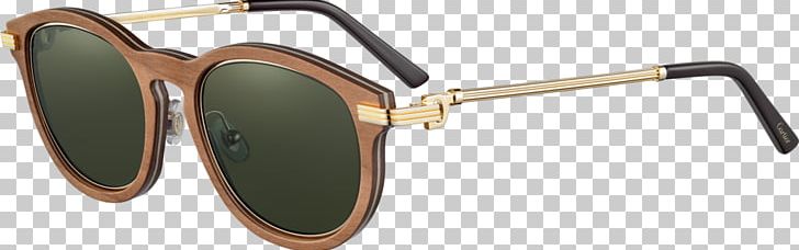 Cartier Sunglasses Gold & Wood Eyewear PNG, Clipart, Boutique, Bubinga, Cartier, Eyewear, Glasses Free PNG Download