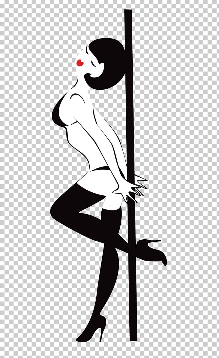 Pole Dance Silhouette Cartoon PNG, Clipart, Art, Ballet Dancer, Belly Dance, Black, Black And White Free PNG Download