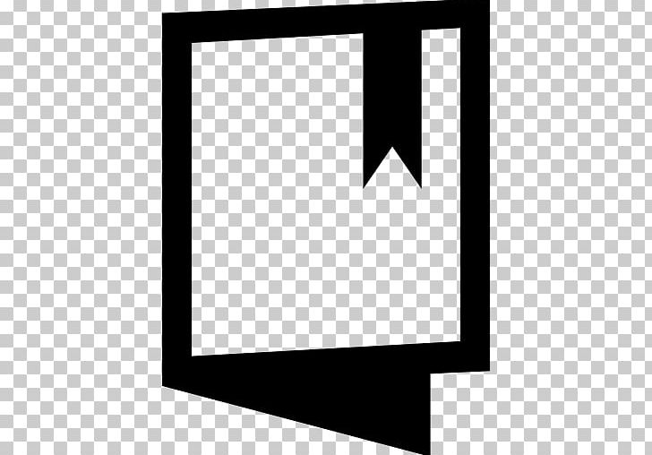Computer Icons Bookmark Symbol PNG, Clipart, Angle, Area, Black, Black And White, Book Free PNG Download