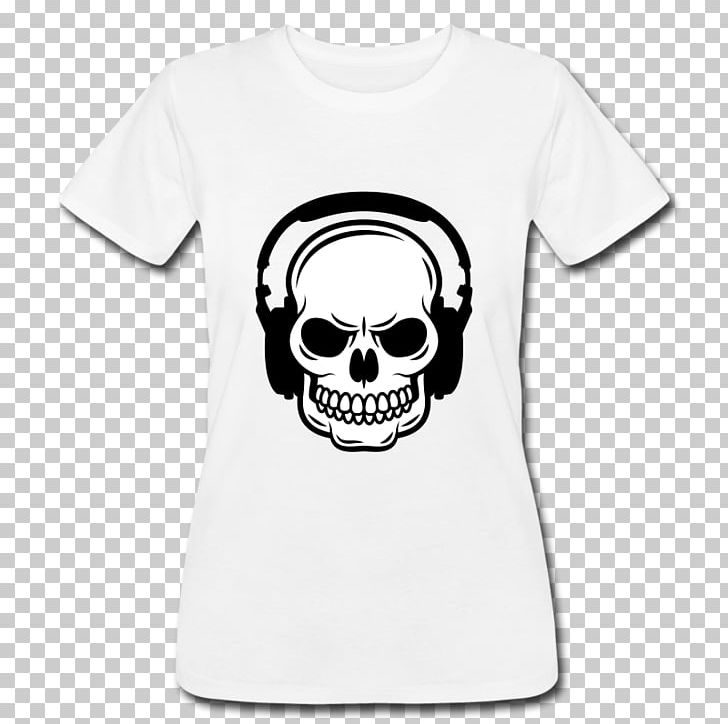 Headphones T-shirt Hoodie Skull Calavera PNG, Clipart, Audio, Audio Equipment, Black, Bluza, Bone Free PNG Download