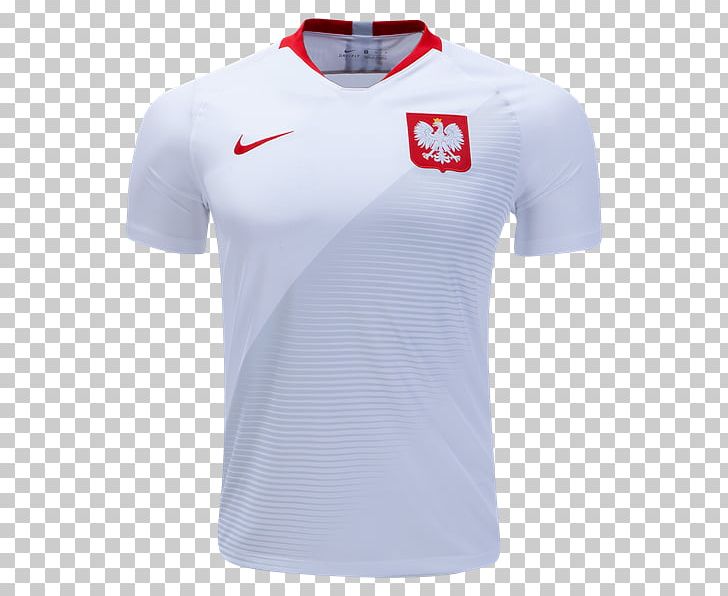 2018 World Cup Poland National Football Team Jersey Shirt Kit PNG, Clipart, 2018 World Cup, Active Shirt, Brand, Clothing, Collar Free PNG Download