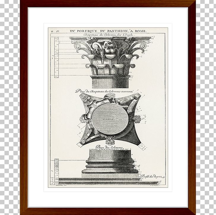 Fontana Del Pantheon Frames Column Photography PNG, Clipart, Antoine Desgodetz, Architecture, Architrave, Black And White, Capital Free PNG Download
