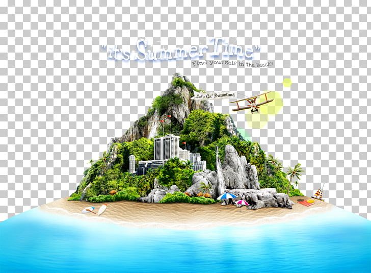 Computer File PNG, Clipart, Advertisement Poster, Beach, Blue, Download, Encapsulated Postscript Free PNG Download