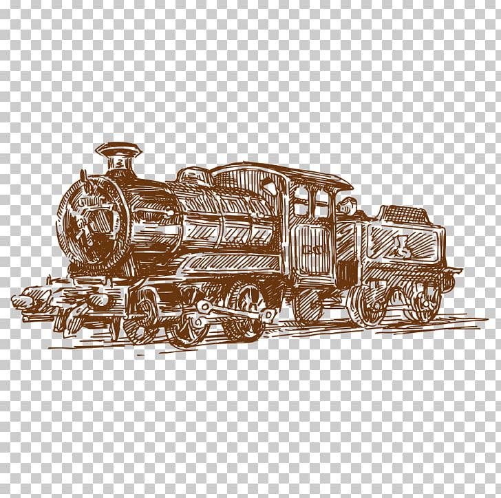 Train Drawing PNG, Clipart, Art, Black And White, Car, Handpainted, Handpainted Train Free PNG Download