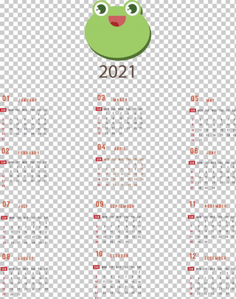 Printable 2021 Yearly Calendar 2021 Yearly Calendar PNG, Clipart, 2021 Yearly Calendar, Annual Calendar, Calendar System, Calendar Year, February Free PNG Download