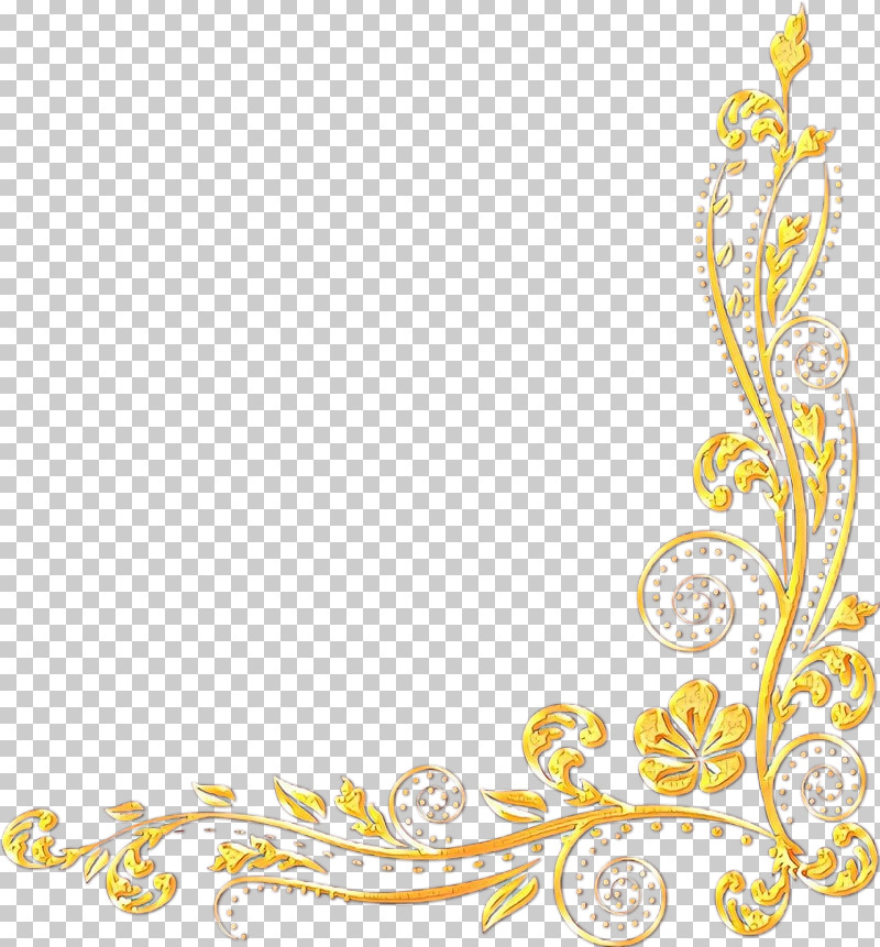 Floral Design PNG, Clipart, Floral Design, Ornament, Yellow Free PNG Download