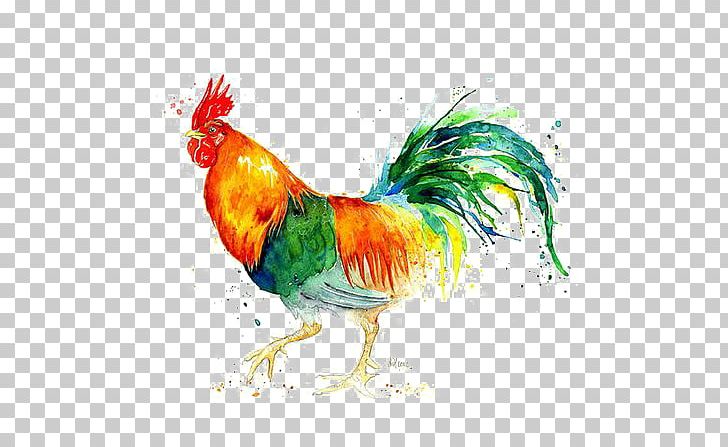 Chicken Painting Rooster Illustration PNG, Clipart, Animals, Badminton Shuttle Cock, Big Cock, Bird, Chicken Meat Free PNG Download