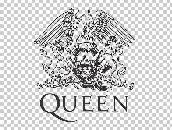 Queen Logo Musician Hot Space PNG, Clipart, Area, Art, Artwork, Black, Black And White Free PNG Download