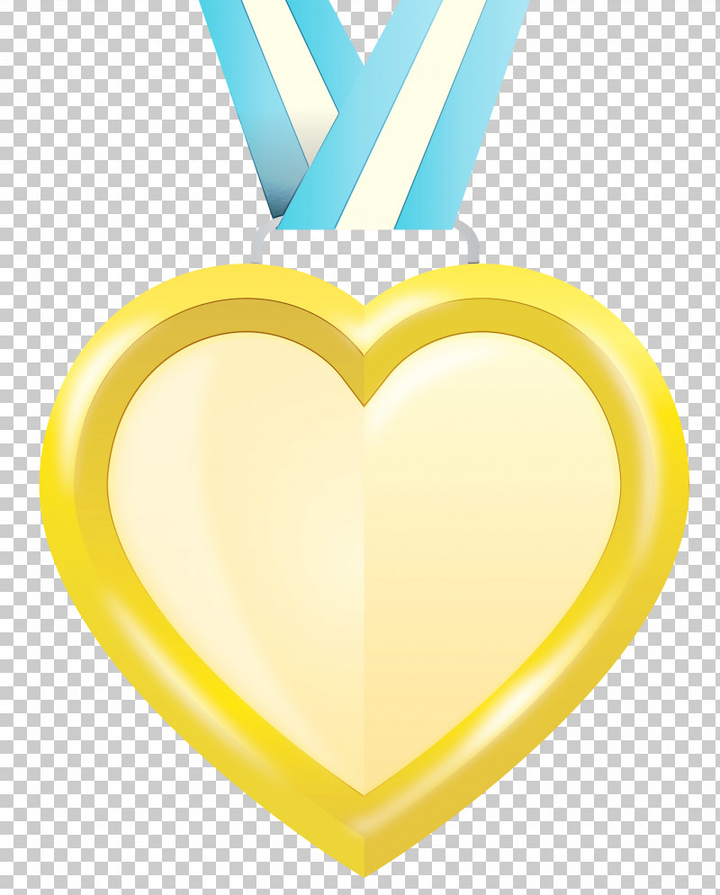 Yellow Font Heart Jewellery M-095 PNG, Clipart, Heart, Heart Gold Medal Badge, Jewellery, M095, Paint Free PNG Download