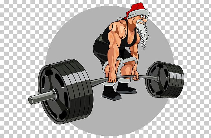 Santa Claus Physical Fitness Fitness Centre Exercise CrossFit PNG, Clipart, Arm, Barbell, Biceps Curl, Exercise, Fitness Free PNG Download
