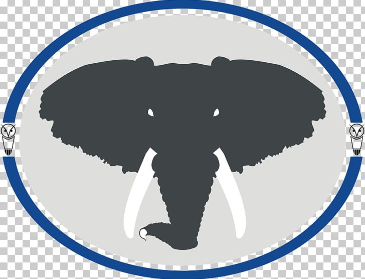 Indian Elephant African Elephant Dog Logo Snout PNG, Clipart, African Elephant, Animals, Black And White, Canidae, Circle Free PNG Download