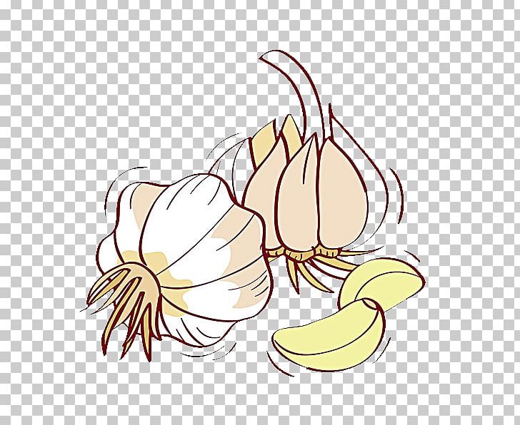Garlic Bread Illustration PNG, Clipart, Cartoon Garlic, Chili Garlic, Flower, Food, Footwear Free PNG Download