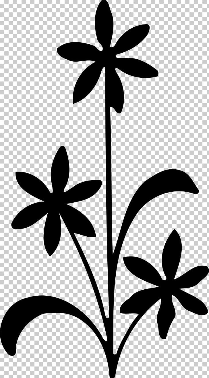 Flower Silhouette Visual Arts PNG, Clipart, Artwork, Black And White, Branch, Euclidean Flower, Flora Free PNG Download