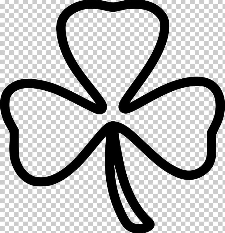 Four-leaf Clover Computer Icons PNG, Clipart, Area, Black And White, Body Jewelry, Clover, Computer Icons Free PNG Download
