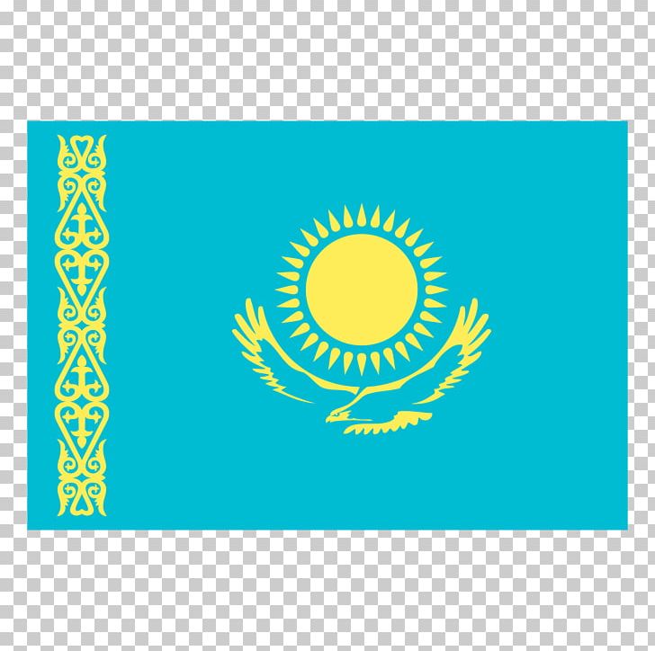 Flag Of Kazakhstan Flags Of Asia Flags Of The World PNG, Clipart, Aqua, Area, Brand, Circle, Flag Free PNG Download