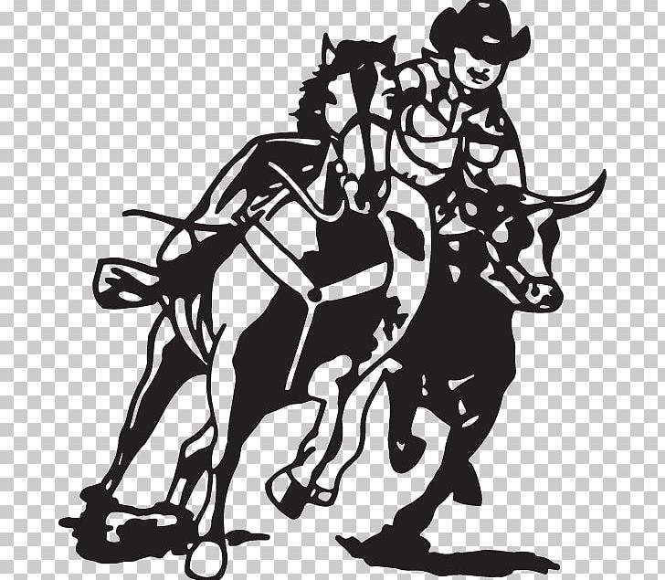 Cattle Decal Sticker Mustang Cowboy PNG, Clipart, Art, Artwork, Black And White, Bull Riding, Cattle Free PNG Download