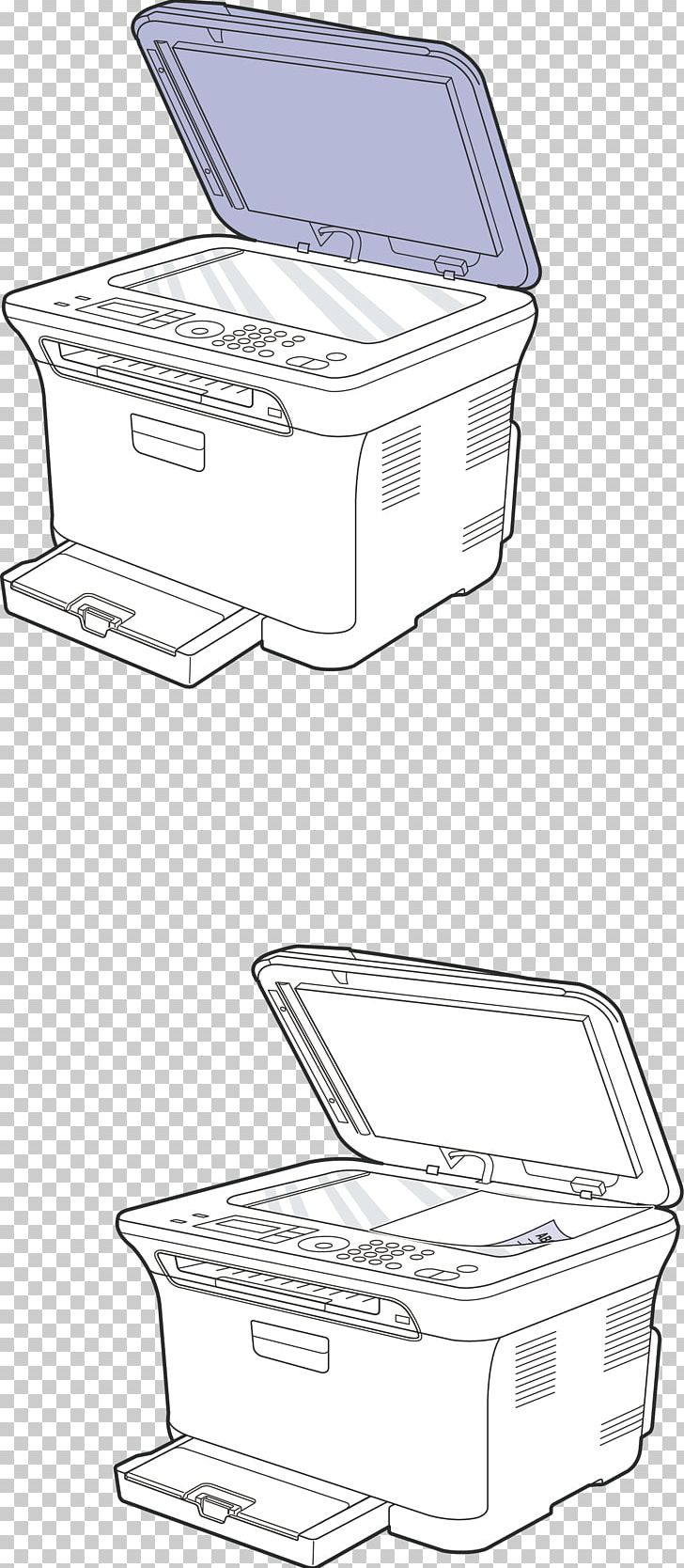 Printer Drawing Font PNG, Clipart, Angle, Area, Black And White, Cartoon Printer, Computer Free PNG Download