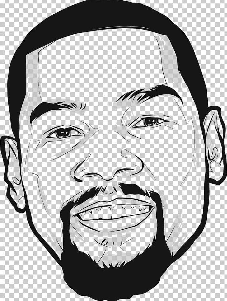 Kevin Durant Golden State Warriors Oklahoma City Thunder Drawing The NBA Finals PNG, Clipart, Art, Artwork, Beard, Black And White, Draymond Green Free PNG Download