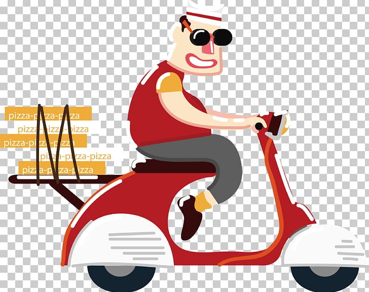 Pizza Delivery Fast Food Motorcycle PNG, Clipart, Art, Cartoon, Courier, Deliver The Takeout, Delivery Free PNG Download