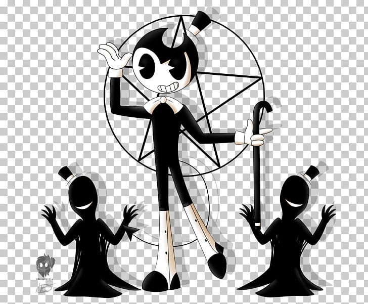 Bendy And The Ink Machine Drawing Gospel Of Dismay Fan Art PNG, Clipart, Art, Bendy And The Ink Machine, Black And White, Build Our Machine, Cartoon Free PNG Download