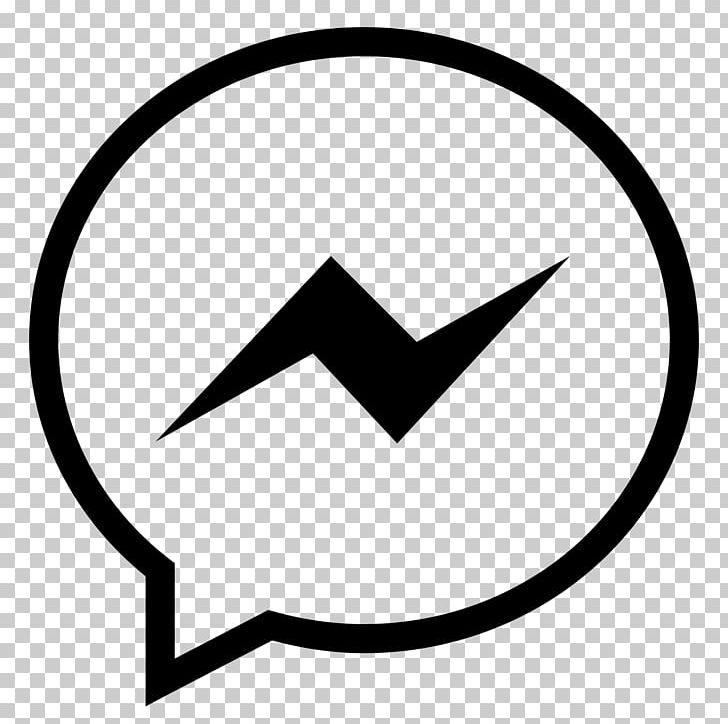 Facebook Messenger Computer Icons PNG, Clipart, Angle, Area, Black, Black And White, Brand Free PNG Download