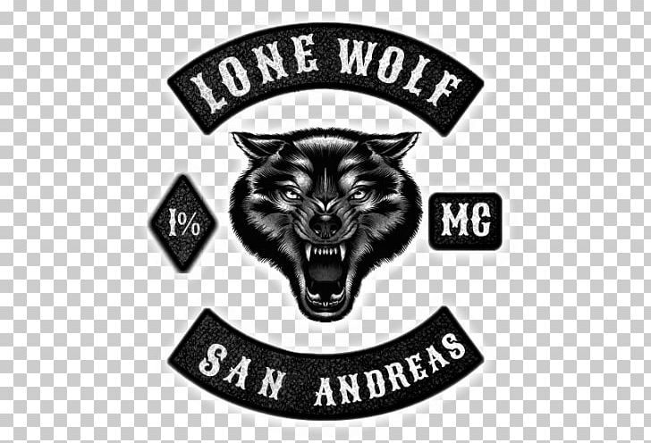 Gray Wolf Motorcycle Club Biker Grand Theft Auto: San Andreas Embroidered Patch PNG, Clipart, Amazoncom, Association, Black, Black And White, Brand Free PNG Download