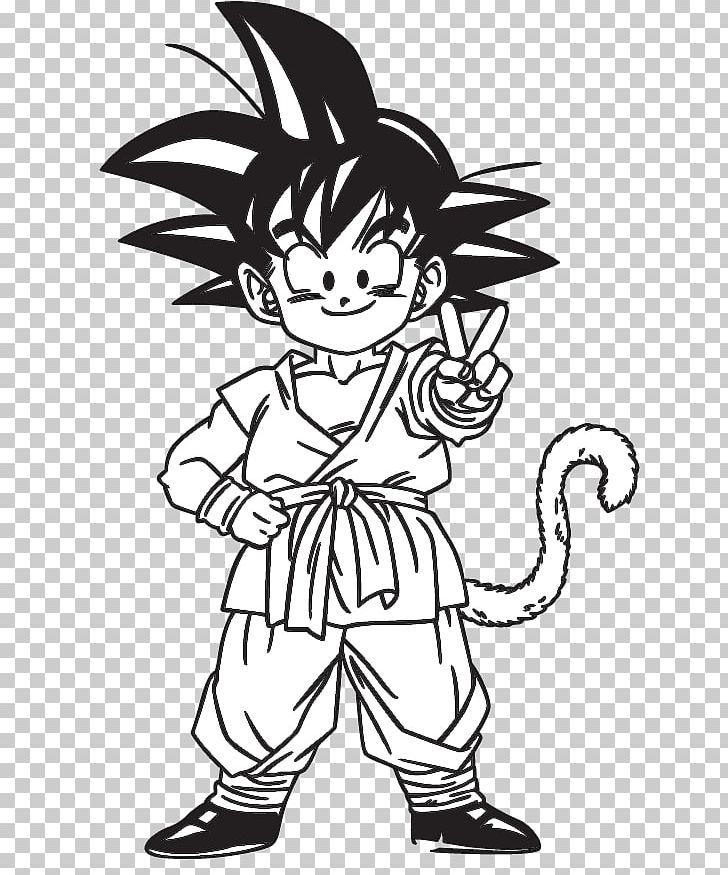 Goku Gohan Vegeta Gogeta Dragon Ball PNG, Clipart, Arm, Black, Black And White, Cartoon, Clothing Free PNG Download