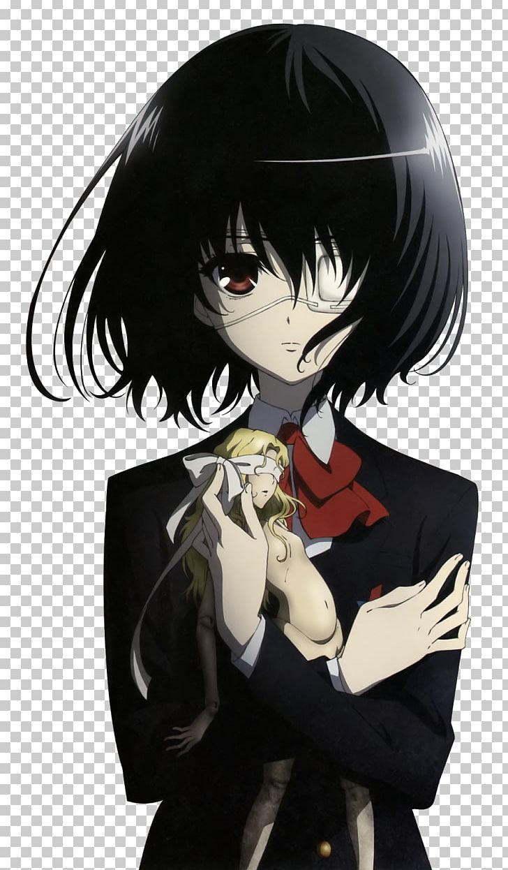Mei Misaki Another Anime Manga PNG, Clipart, Anime, Another, Black, Black Hair, Brown Hair Free PNG Download